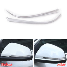 2Pcs/set Car Exterior Rearview Mirror Anti-scratch Strips Trim Styling Sticker For BMW X1 Series 1 2 Bright Silver 2024 - buy cheap