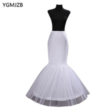 Wedding Accessories Bridal Gown Mermaid Petticoat Underskirt Crinoline Tulle Petticoat 2024 - buy cheap