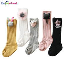 Baby Girls Long Sock Toddler knee high socks for Girl candy color leg warmer cotton warm boot sock fashion princess dress socks 2024 - buy cheap