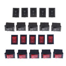10pcs/lot 3A AC 250V Switches Rocker Switches 2 Pin 10x15mm SPST ON/OFF Soldering Terminal Boat Rocker Push Button Switch 2024 - buy cheap