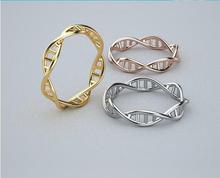 fashion Newest Listed DNA Ring Jewelry gift idea science ring for women popular jewelry 2024 - buy cheap