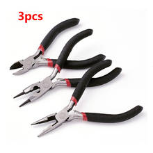 3pcs/set Jeweler Pliers Tools Set  Mini Electronic Pliers Diagonal Side Cutting Pliers Cable Wire Cutter Repair Pry Open Tool 2024 - buy cheap