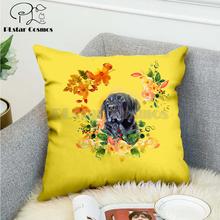 Pet dog flower puppy скандинавский короткий плюшевый наволочка из полиэстера декоративная наволочка квадратного стиля-15 2024 - купить недорого