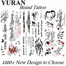 Diy Motivating People'S Words Fake Temporary Tattoos Sticker For Women Girls Men BoysWaterproof Tattoo Paper Body Art Arm Tatoos 2024 - buy cheap