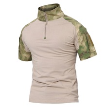 Tactical Men Multicam Short T Shirt Camouflage Hunting Combat Shirt Paintball Clothes Military Uniform Shirts 2024 - buy cheap