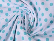 Tela Blanca de algodón con puntos azules para costura, tejido acolchado de retazos grande, DIY, hecho a mano, serie de mini puntos, 1 metro 2024 - compra barato