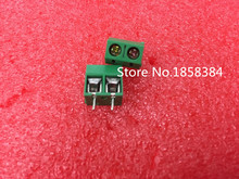 200 шт. KF301-5.0-2P KF301 "+" винт 3Pin 5,0 мм зеленый Pin PCB клеммный блок коннектор 2024 - купить недорого