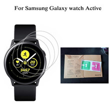 Película de cobertura completa HD para Samsung Galaxy Watch Active 9H Nano, Protector de pantalla a prueba de explosiones, antiarañazos para Galaxy Watch Active 2024 - compra barato