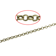 8SEASONS-cadenas de Cable abiertas, accesorios de bronce antiguo de 2,5mm,10M (B32545) 2024 - compra barato