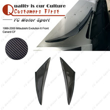 Car Accessories Carbon Fiber OEM Front Canard Fit For 1999-2000 Evolution 6 Front Bumper Canard Car-styling 2024 - buy cheap