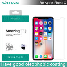 For Apple iPhone X NILLKIN Amazing H+PRO 2.5D 0.2mm Anti-Explosion Tempered Glass Screen Protector For iPhone X 2024 - buy cheap