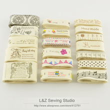 Novo! 18 projetos Misturados etiqueta algodão ZAKKA fitas de algodão patchwork têxtil para patchwork artesanato e projetos DIY etiquetas do vestuário 2024 - compre barato