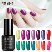 ROSALIND 7ML Nails Polish Rainbow Shimmer R01-29 Nail Art UV LED Manicure Nail Gel Polish Semi Permanent Soak Off gel lacquer 2024 - buy cheap