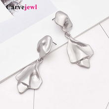 Carvejewl metal wind earrings simple unique irregular geometric pendant drop dangle earrings fashion Hiphop earrings wholesale 2024 - buy cheap