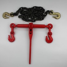 Cadena forjada de trinquete o palanca, aglutinante de carga de cadena, herramienta de encuadernación de carga, 3TX8M, 10MM 2024 - compra barato