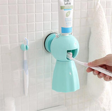 Dispensador automático de pasta de dientes para niños, exprimidor de pasta de dientes, accesorios de baño de regalo, color blanco, rosa, verde, 2 soportes 2024 - compra barato