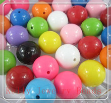 100PCS/lot 14mm Acrylic Solid Jewelry Bubblegum Beads Round Chunky Beads Acrylic Necklace Bracelet DIY Beads For Jewelry Making 2024 - buy cheap