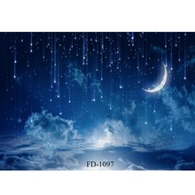 Sky Crescent Moon Photography Backdrop for Photo Studio Photo Background Photographic Props Portrait  Children Baby Photo Studio 2024 - buy cheap