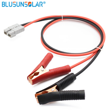 BULSUNSOLARBattery DC Power Connector 50A 600V with 10m 4mm2 red black solar cable with alligator clip connect portable 2024 - buy cheap