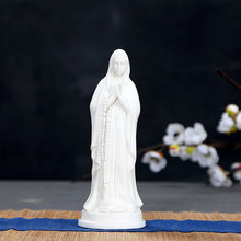Bonecos católicos da sagrada madrinha, caixa de cerâmica com ícone da sagrada virgem cerâmica, decoração de casa, estatueta de maria, presente 2024 - compre barato