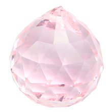 New 30mm Vintage Crystal Pink Feng Shui Ball 2024 - buy cheap