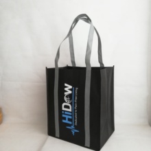 500pcs/lot Custom Personalized Your Logo Printed Shopping Tote Bag Wholesales Promotional Reusable Grocery Bag for New Store 2024 - buy cheap