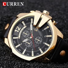 CURREN Dropshipping Luxury Brand Relogio Masculino Date Leather Casual Watch Men Sport Watches Quartz Military Wrist Watch Clock 2024 - buy cheap