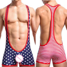 Men's Bodysuits Leotard Wrestling Singlet Jumpsuits Men Body Shaper Undershirts Sleepwear One-piece Body Suits 2024 - buy cheap