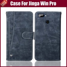 Mais vendidos! Jinga win pro capa de couro dobrável, de alta qualidade capa protetora para jinga win pro com espaço para cartões 2024 - compre barato