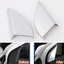 2Pcs ABS Car Chrome Sound Tweeter Speaker Stereo Cover Trim Moulding Decoration Stickers Fit For Honda Vezel HR-V 2024 - buy cheap