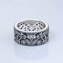 Encaixe joias de marca europeia 100% prata esterlina 925 folhas anéis femininos joias finas faça você mesmo joias de prata esterlina onduconduzida 2024 - compre barato