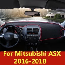 Dashboard Cover Mat Pad Sun Shade Avoid Light Dash Board Carpet Protector Interior decoration For Mitsubishi ASX 2016-2018 2024 - buy cheap