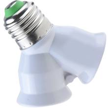 E27 to 2xE27 1 to 2 Y Shape LED Halogen CFL Bulb Base Light Lamp Splitter Split Adapter Converter Socket Extend VED65 P0.4 2024 - buy cheap