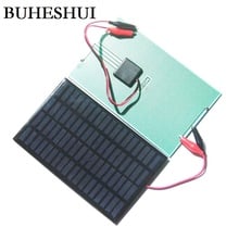 BUHESHUI-Panel Solar policristalino de 2,5 W y 18V, cargador Solar de batería de 12V, 194x120MM, epoxi 2024 - compra barato