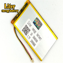 Plugue 1.0-3P 3840100 3.7V 2000mah bateria recarregável de polímero de Bateria de Polímero de Lítio para MP4 MP5 2024 - compre barato