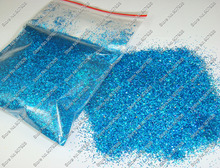 50 gramos-0,4 MM 015 láser holográfico Color azul claro brillo polvo de uñas para decoración de uñas y manualidades de purpurina 2024 - compra barato