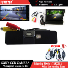 Fuwayda-câmera de ré com visão traseira e dobrável para carro, sem fio, chip sonyccd, para subaru legacy liberty + 2024 - compre barato