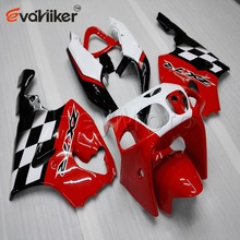 Custom motorcycle fairings for ZX7R 1996 1997 1998 1999 2000 2001 2002 2003+Unpainted fairing+5Gifts+Screws+ABS red black H3 2024 - buy cheap