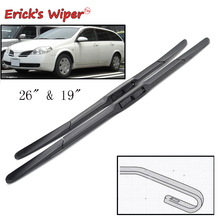 Erick's Wiper LHD Front Hybrid Wiper Blades For Nissan Primera P12 2001 - 2007 Windshield Windscreen Front Window 26"+19" 2024 - buy cheap