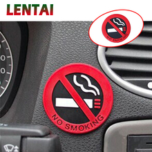 LENTAI 1Pc Car stickers NO SMOKING Styling For Toyota c-hr Kia sportage Peugeot 3008 Honda civic Hyundai tucson 2017 2024 - buy cheap
