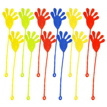12 PCS Mini Sticky Hands Jelly Finger Toys for Children Party Favors Birthdays Stocking Stuffer Random Color 2024 - buy cheap