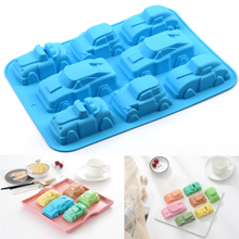 8 Cavity Car shape silicone soap mold Bar Bake Mold Silicone Mould Tray Homemade Food Craft Craft soap making 2024 - buy cheap