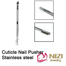 Nails Files 13mm 1pcs Stainless Steel Portable Nail Art Tools Cuticle Pusher Manicure Pedicure Care Cleaner Tool Cuticle Remover 2024 - buy cheap