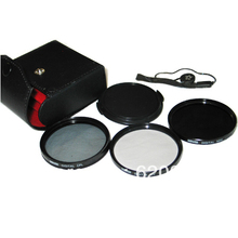 100% Professional 67mm Conjunto Kit de Filtro Circular-caso ND4 filtro UV + filtro CPL + lens cap PARA NIKON 67mm 2024 - compre barato