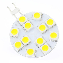 Free Shipping (wide volt AC/DC10-30V) led g4 lamp 12LED 5050 SMD12VAC/12VDC/24VDC/24VAC 240-264LM 2.4W 20pcs/lot 2024 - buy cheap