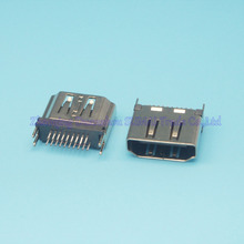 HDMI Fêmea Jack 19pin Conector, MINI HDMI Conector Tipo B 100 pçs/lote frete grátis 2024 - compre barato