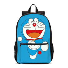 Новые школьные сумки с 3D принтом Doraemon, школьный рюкзак для девочек и мальчиков, ортопедический школьный рюкзак, рюкзаки, Детская сумка для книг, Прямая поставка 2024 - купить недорого