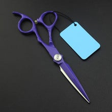 professional Japan 440c 6 '' retro violet hair scissors cutting barber makas scissor thinning shears hairdressing scissors set 2024 - buy cheap