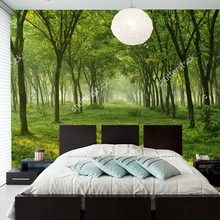 Custom natural scenery wallpaper,Sunshine forest,3D photo mural for living room dining Sofa Hotel background wall PVC wallpaper 2024 - buy cheap