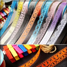 2 Rolls 1 meters PaperLace Decorative Sticky Craft DIY Scrapbooking Adhesive Paper Sticker Tape Decor Gift Packing Accessories 2024 - buy cheap